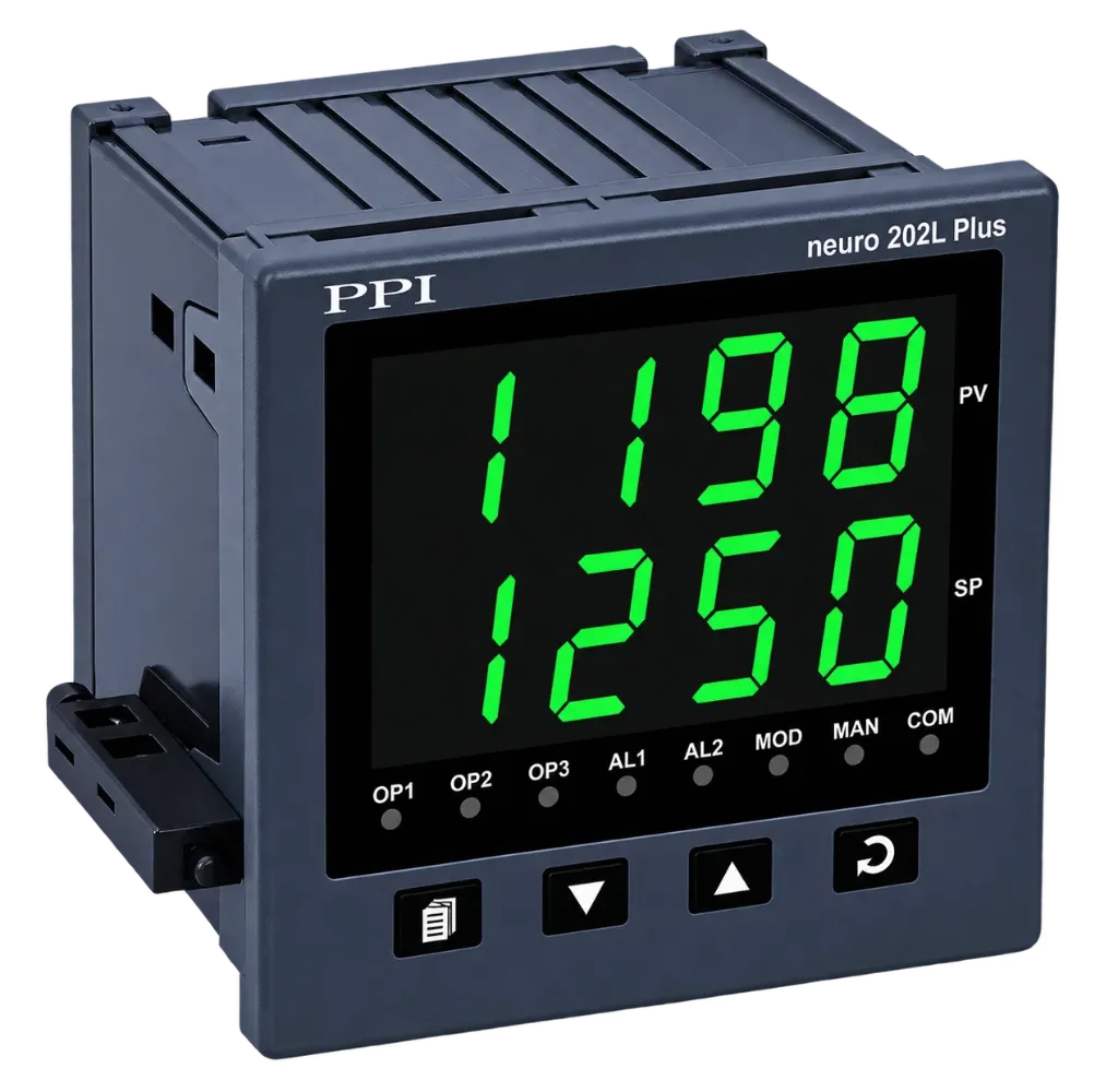 Neuro 202L Plus - 2 Output (Output 1 : 4-20mA/SSR/Relay, Output 2 : SSR)